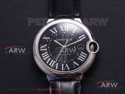 V9 Factory Cartier Ballon Bleu 42mm WSBB0003 Black Dial Swiss Cal.1847 Automatic Watch 